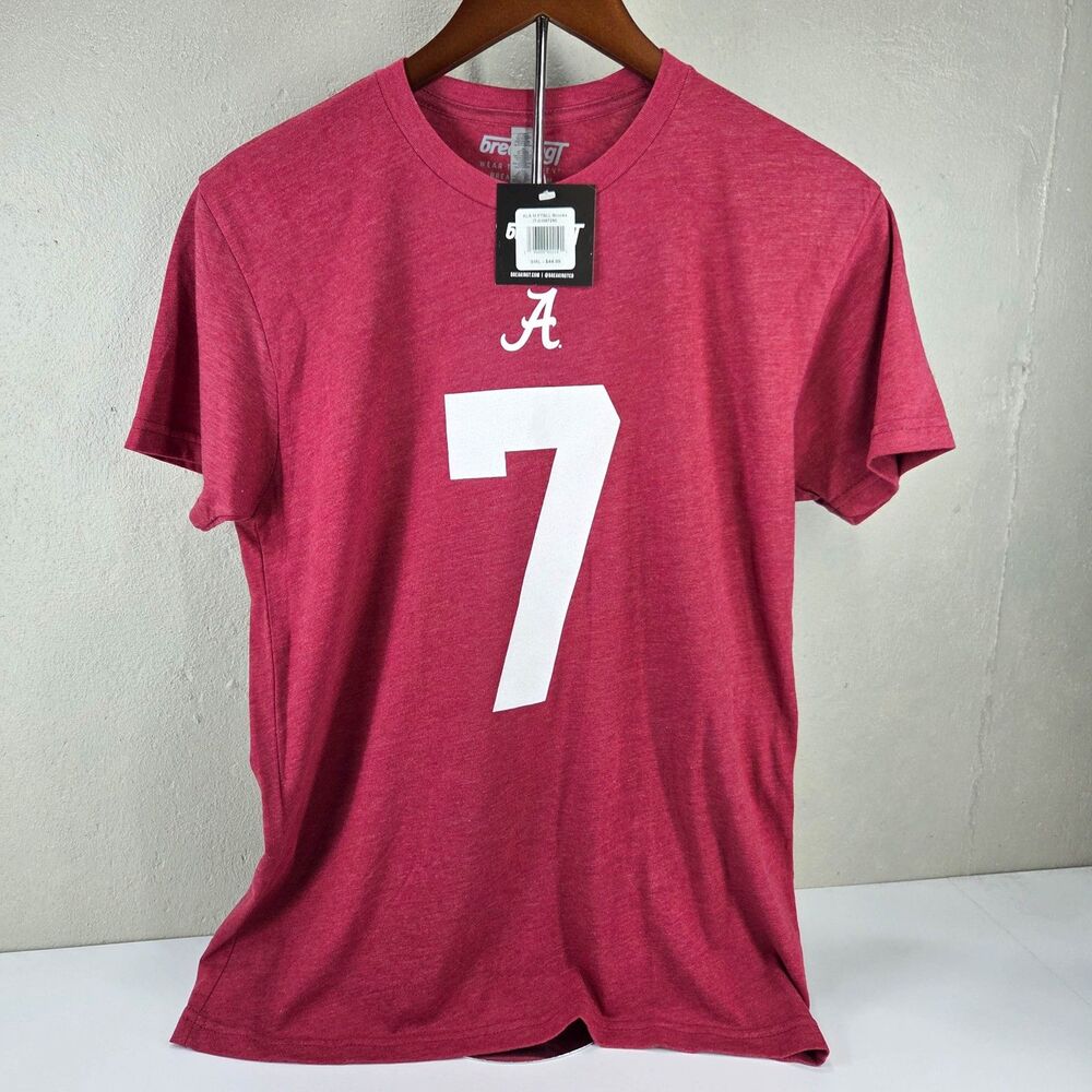BreakingT Alabama Crimson Tide Ja'Corey Brooks 7 Graphic T Shirt Sz S
